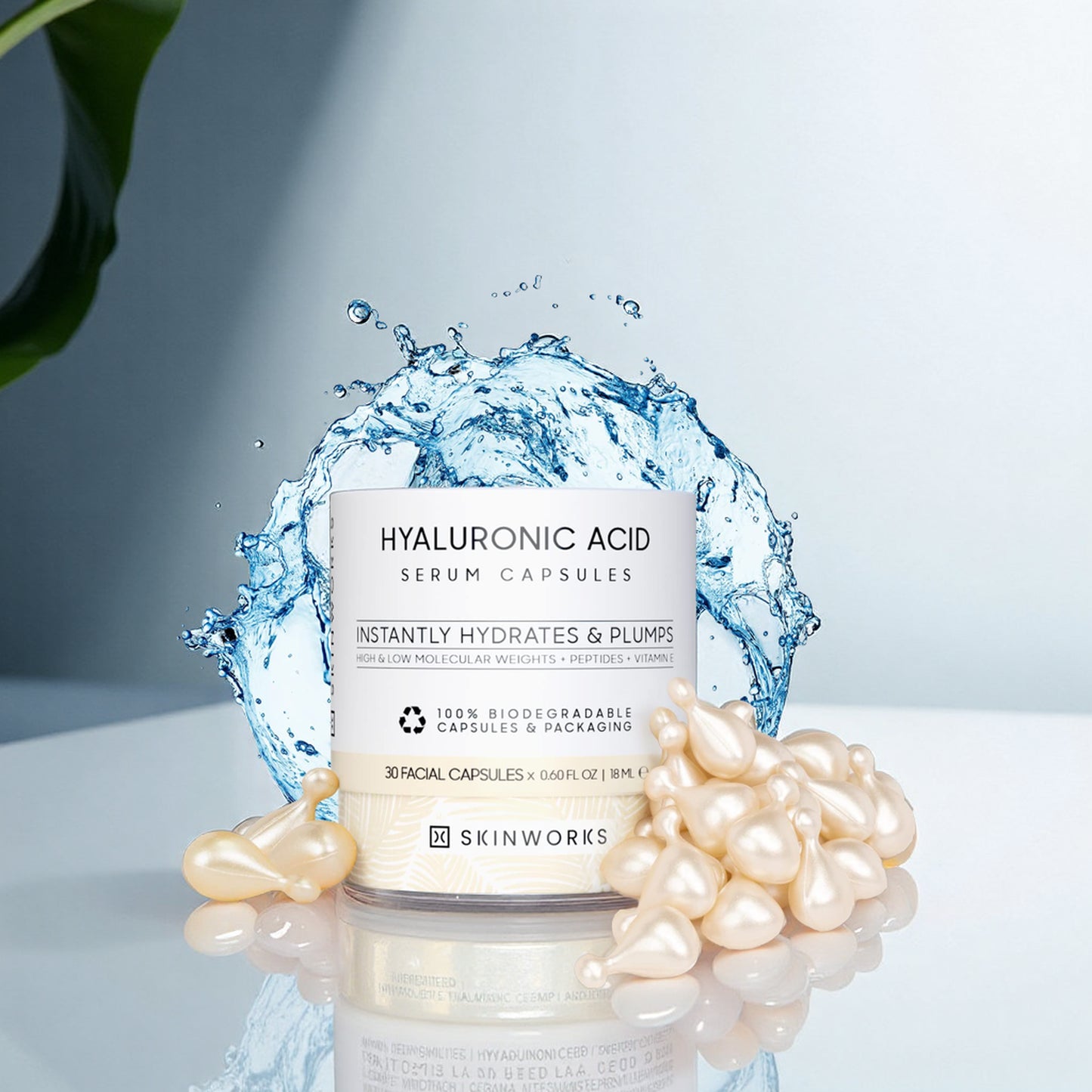 30 Hyaluronic Capsules ā Anti-Aging Serum