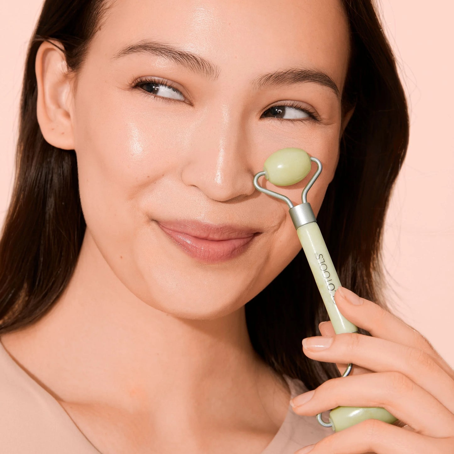 Jade Facial Roller, Skincare Roller and Massager, Sculpting Tool for Puffiness, 1 Count