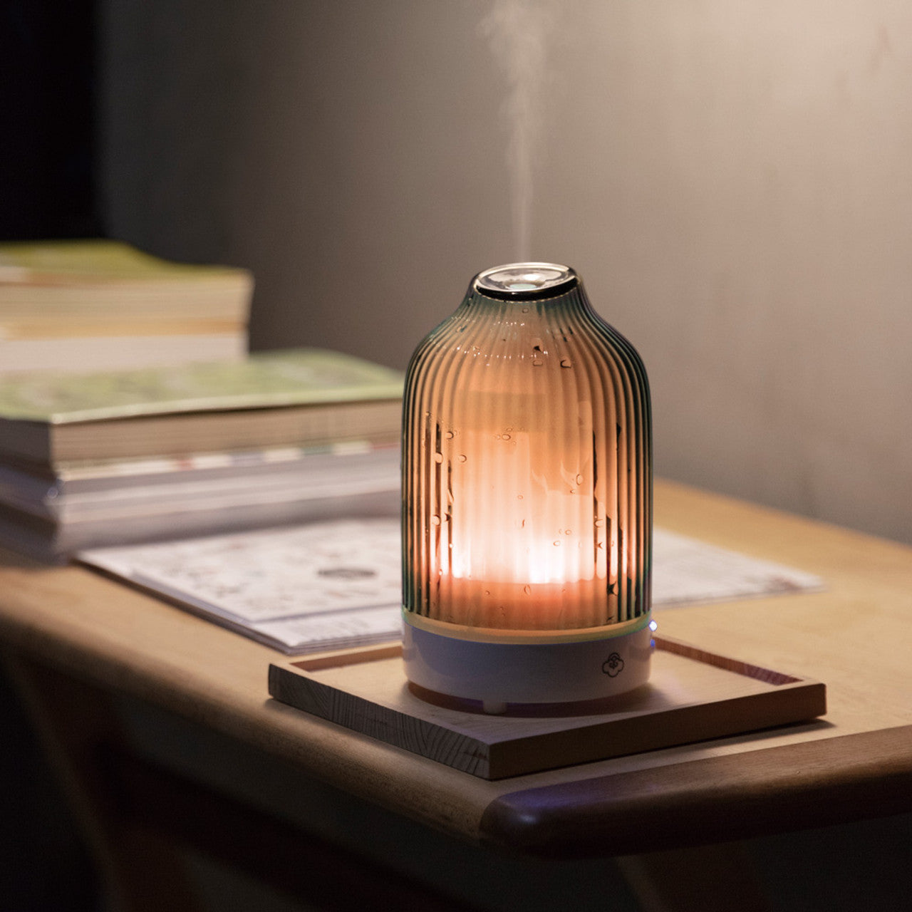 Fountain Oil Diffuser – Ultrasonic Cool Mist with LED