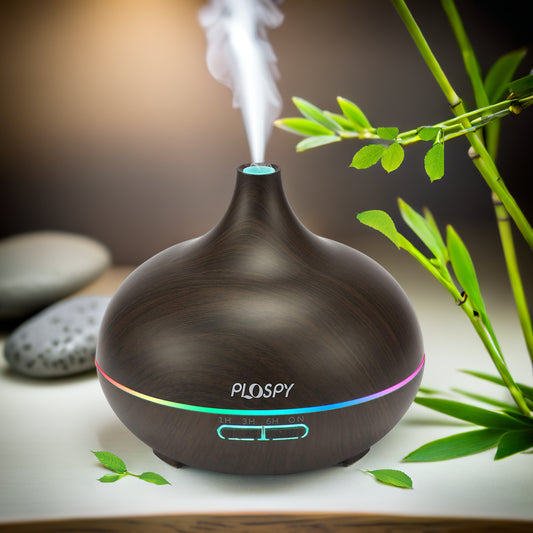 550ml Ultrasonic Oil Diffuser – Cool Mist, LED, Timer