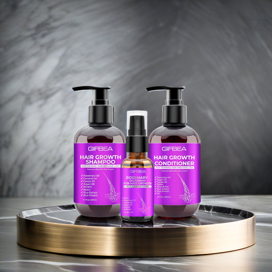 Hair Growth Set – Rosemary, Biotin & Oils for Damaged Hair